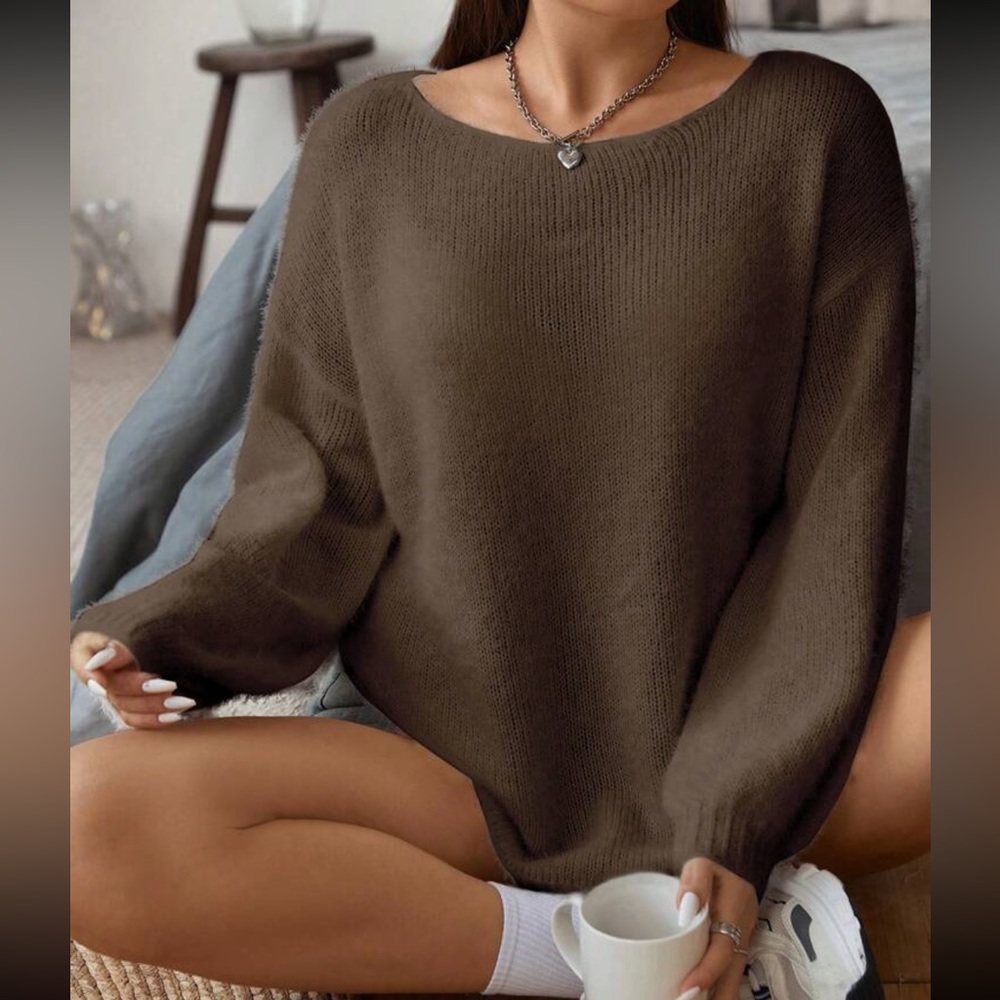 Brown sweater size 2x (16)